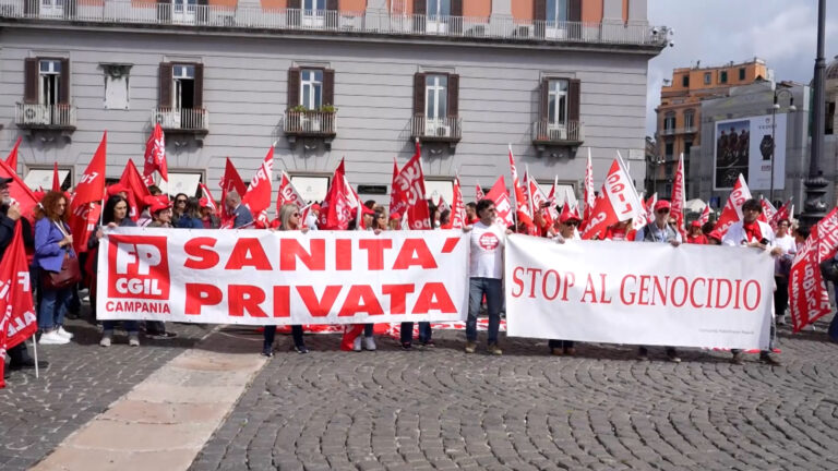Sanità privata, sindacati in piazza chiedono rinnovo contratti e salari dignitosi