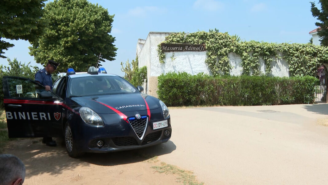 sfocia in tragedia lite in masseria del Casertano
