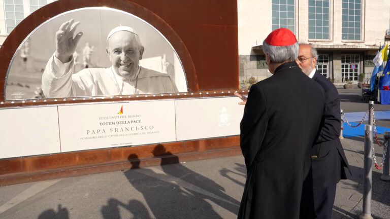 Stazione marittima, inaugurato sacrario per Papa Francesco