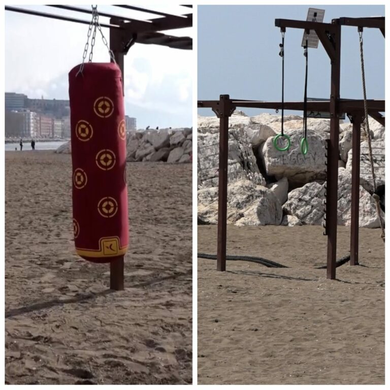 Lido mappatella: rubato sacco da boxe, distrutte docce e bagni