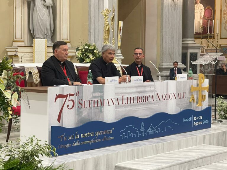 Conclusa Settimana Liturgica Nazionale, Battaglia consegna “10” ai partecipanti