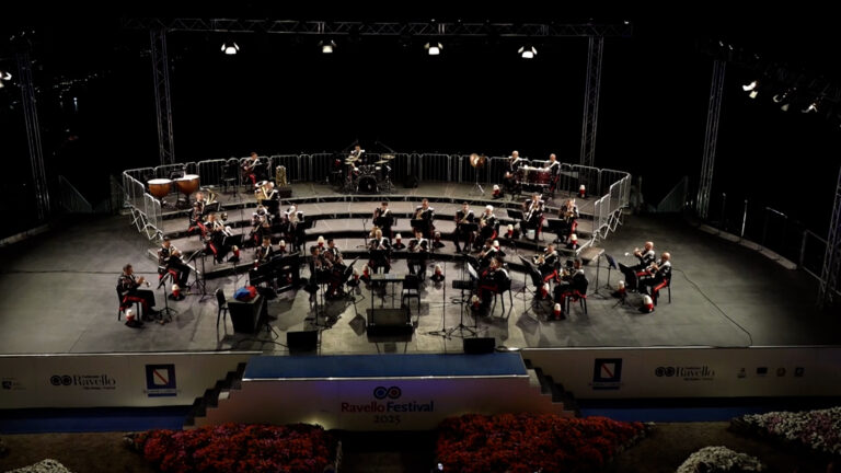 Sul Belvedere di Ravello il concerto della Fanfara dei Carabinieri Campania