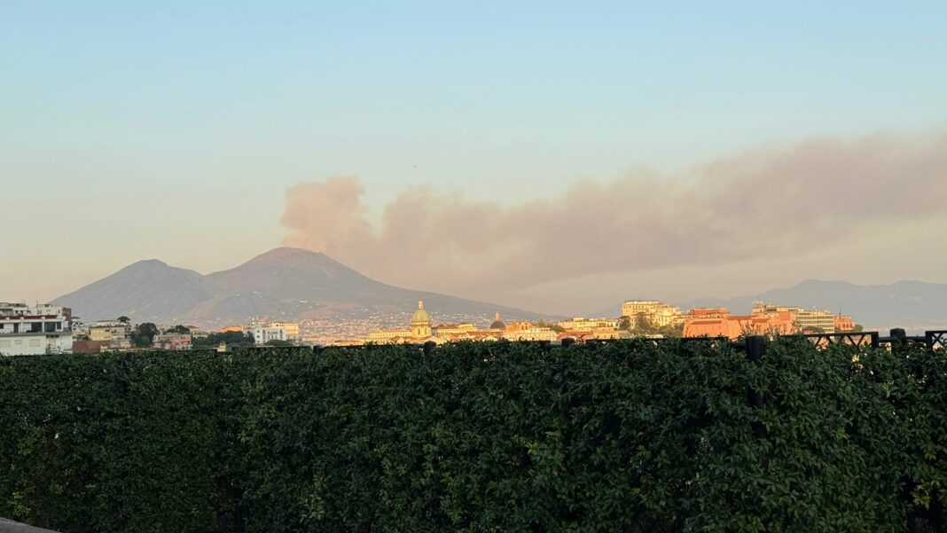 Vesuvio in fiamme