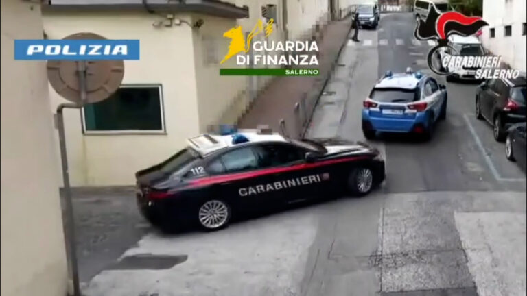 Salerno, operazione anticamorra: 88 arresti
