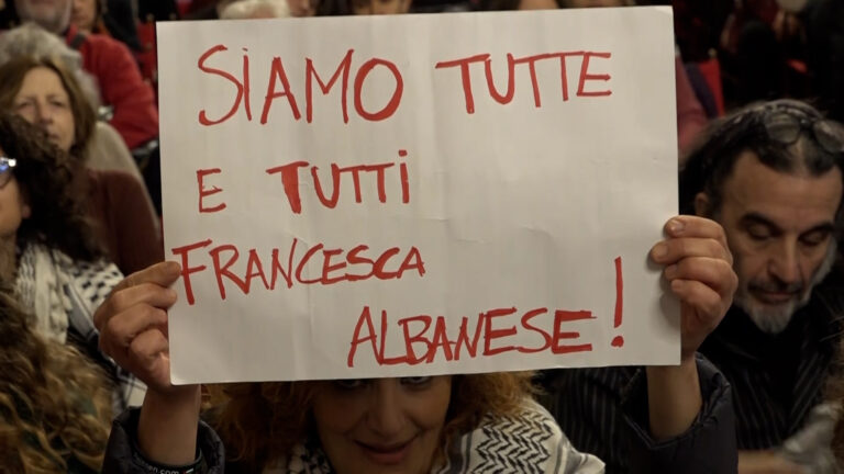 francesca albanese a napoli