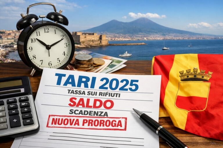 Comune di Napoli, prorogata scadenza saldo TARI 2025