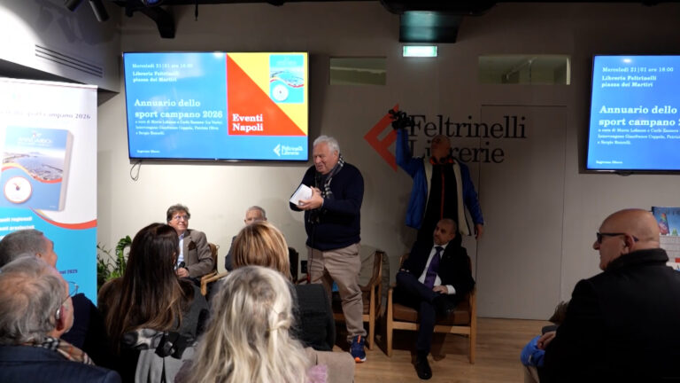 Presentazione Annuario dello Sport Campano 2026: premio a Patrizio Oliva