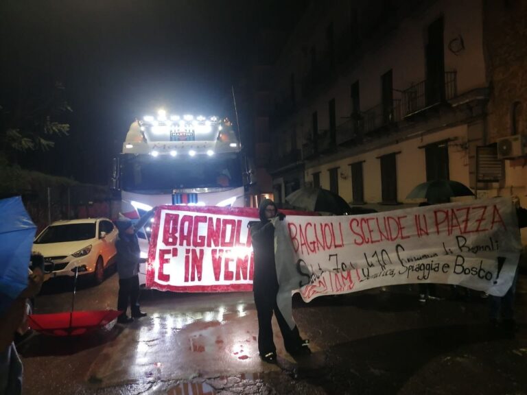 America’s cup, residenti bloccano camion diretti a cantiere