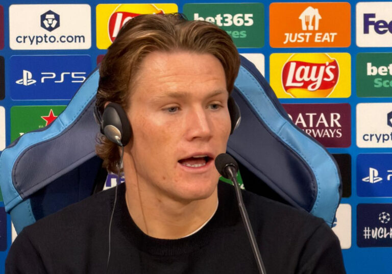 McTominay: “Speriamo di fare una gran partita domani, è fondamentale”