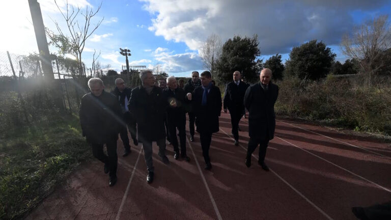 Parco dello sport di Bagnoli, sopralluogo del capo della polizia Pisani