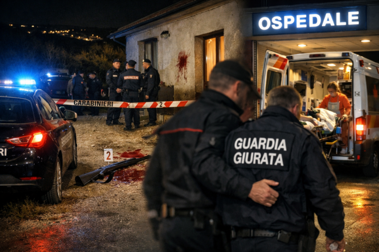 Spara alla moglie con un fucile, la donna è grave