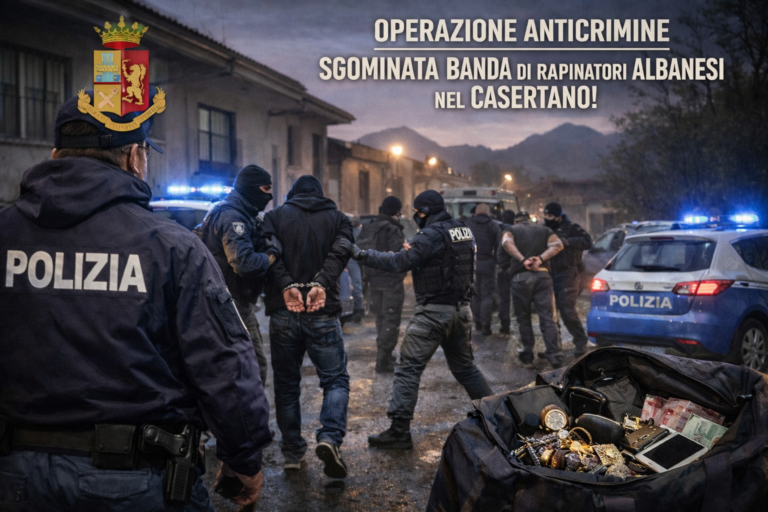 Banda di albanesi rubava in appartamenti nel casertano: sgominata la banda