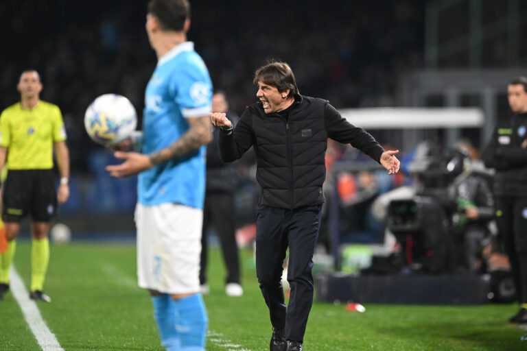 Antonio Conte, furia contro l’arbitro Manganiello. E in conferenza cita gli “Zero Tituli” di Mourinho