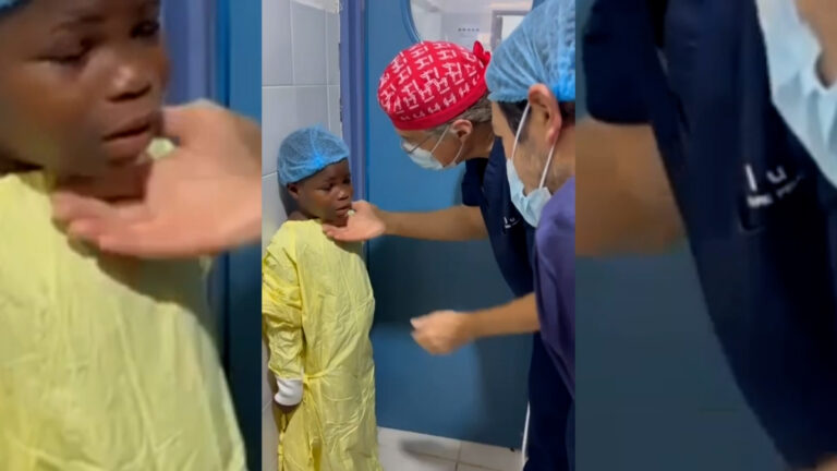 Oculista napoletano salva vista a bimba africana