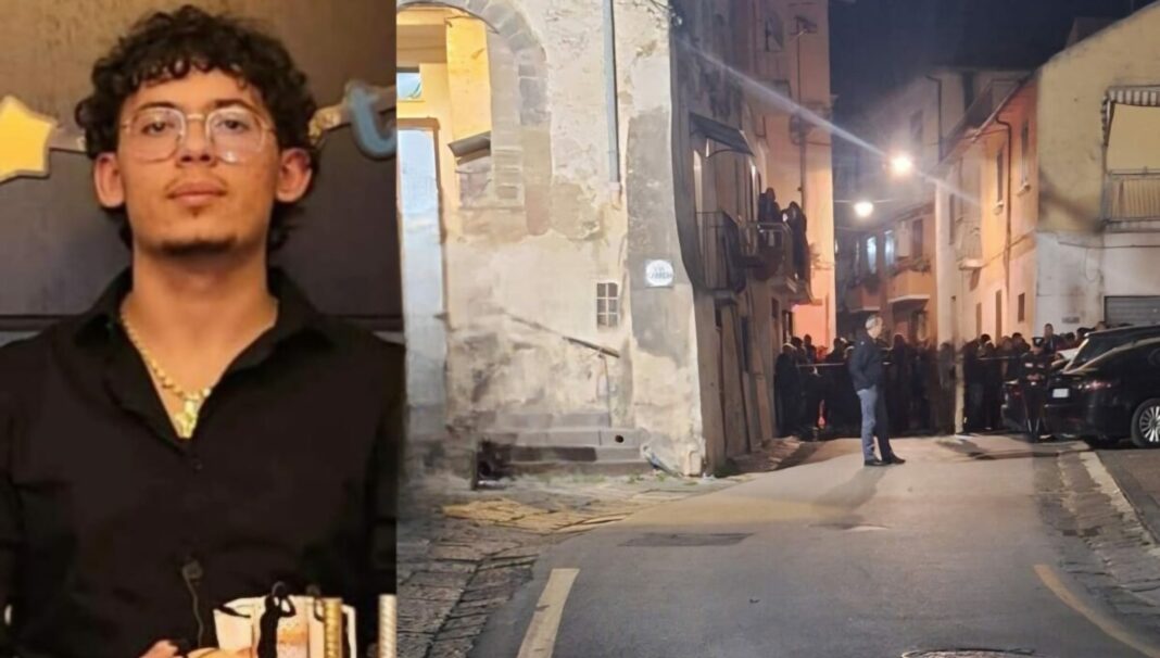Carabinieri sul luogo del ritrovamento del corpo di Vincenzo Iannitti a San Castrese, frazione di Sessa Aurunca, nel Casertano