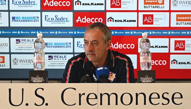 Cremonese, Giampaolo: “Napoli? Non bisogna guardare in faccia l’avversario. Vardy out”