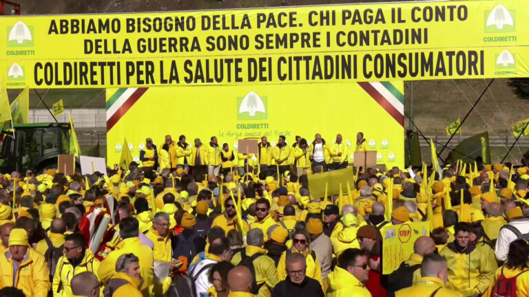 Coldiretti, gli agricoltori campani tra i 10mila in protesta al Brennero