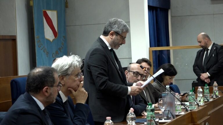 Domenico Caliendo, seduta monotematica in Consiglio regionale Campania