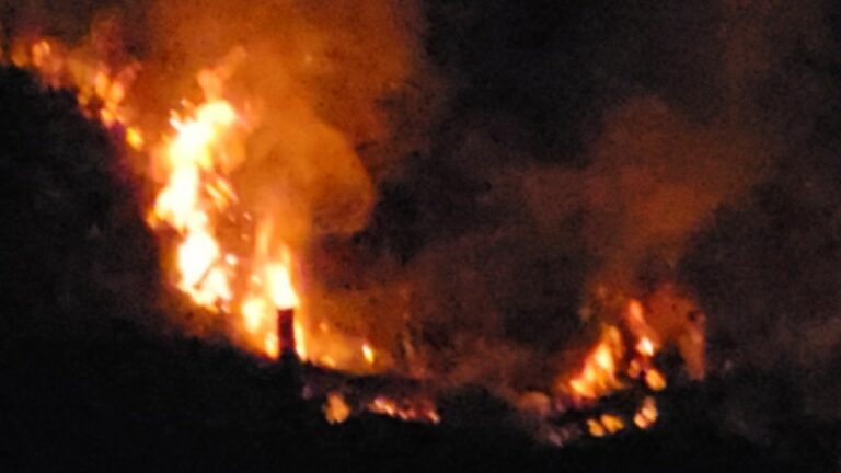 Paura a Ischia: nella notte divampa vasto incendio Monte Epomeo