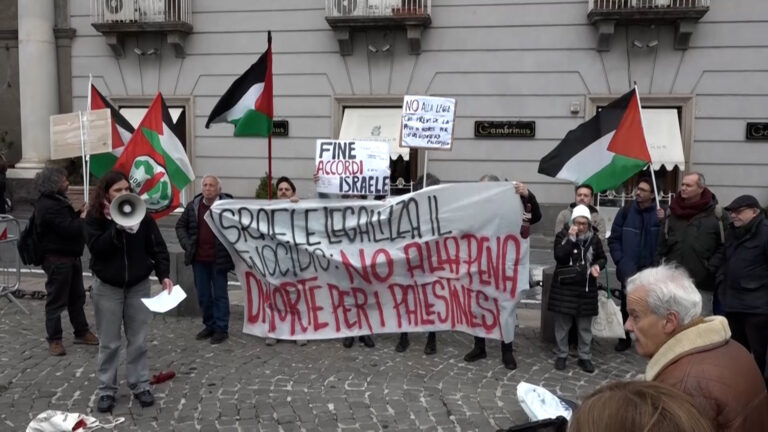 Napoli, presidio contro pena di morte introdotta da Israele