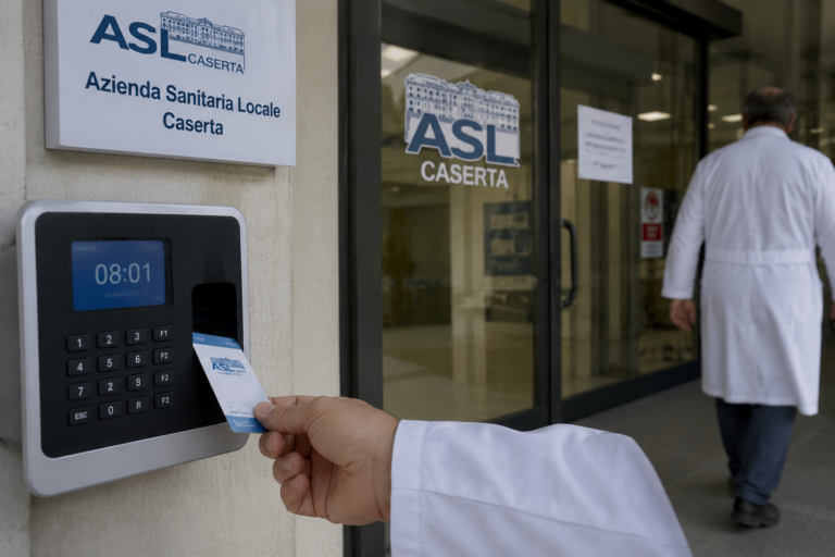 Asl di Caserta, sospesi 6 tra medici e infermieri assenteisti: timbravano il cartellini e andavano via