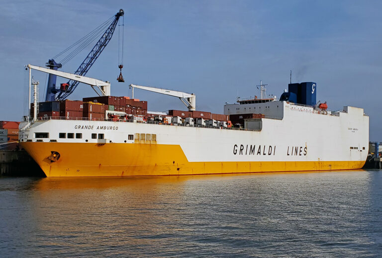 16 chili di cocaina su un cargo della Grimaldi Lines