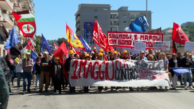 Il Primo Maggio di Bagnoli, comitati in piazza contro lavori America’s cup