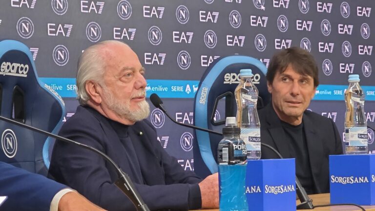 De Laurentiis: “Senza infortuni, avremmo vinto”. Conte risponde: “Non appigliamoci, l’Inter ha meritato di vincere”