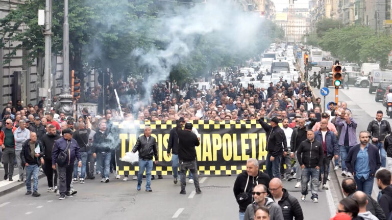 Sciopero dei taxi