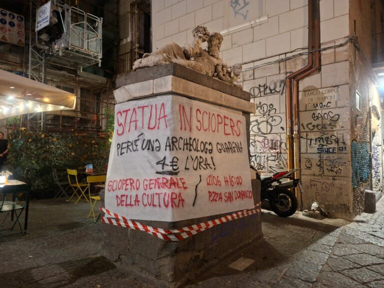 sciopero generale della cultura