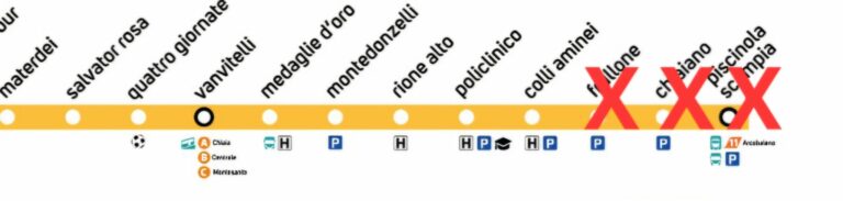 Odissea trasporti, chiuse le stazioni di Piscinola, Chiaiano e Frullone della Metro Linea 1 a Napoli