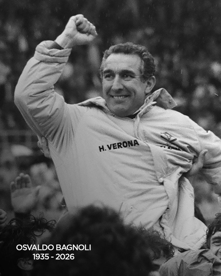 Lutto nel mondo del calcio, è morto Osvaldo Bagnoli: ha vinto uno storico scudetto con il Verona