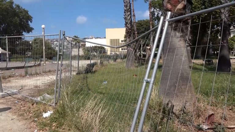 Villa Comunale, primo lotto doveva riaprire a luglio: è ancora cantiere