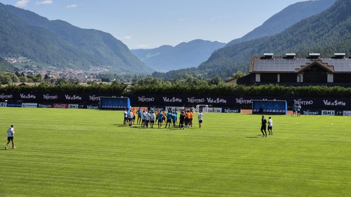 Allenamento pomeridiano del Napoli