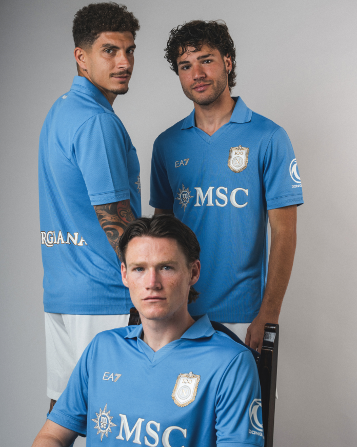 La maglia del Napoli home 2026/27 dedicata al centenario