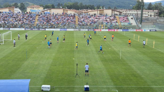 Allenamento pomeridiano del Napoli (Videoinformazioni.com)