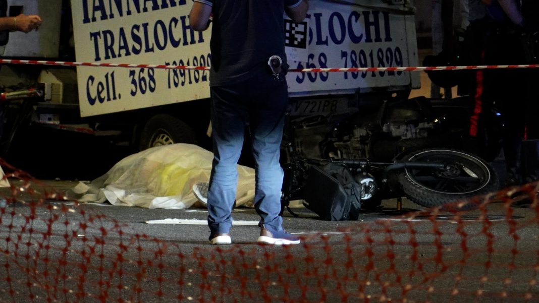 incidente mortale in via Vespucci