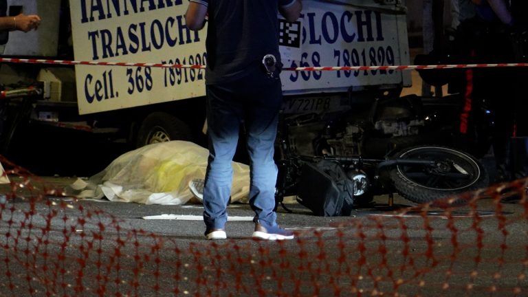 incidente mortale in via Vespucci
