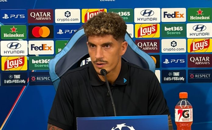 Giovanni Di Lorenzo in conferenza stampa (Videoinformazioni.com)