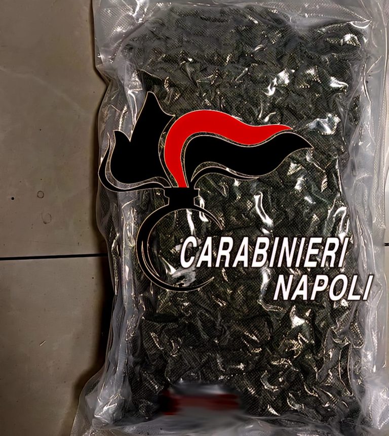Oltre un chilo della nuova droga “Amnesia” su uno scooter. Arrestati due giovanissimi a Napoli. Nella foto la sostanza sequestrata