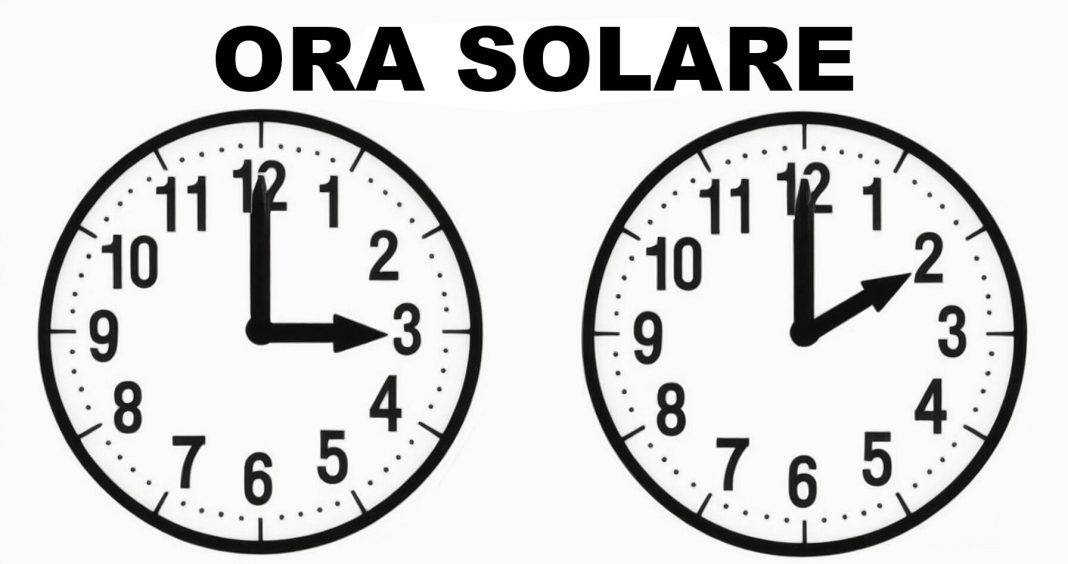 Torna l'ora solare: tra sabato e domenica le lancette si dovranno spostare un'ora indietro