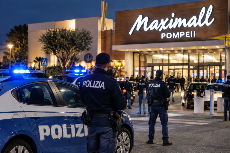 Rissa al centro commerciale, poi stese e minacce: nove arresti nella faida tra Gionta e IV Sistema