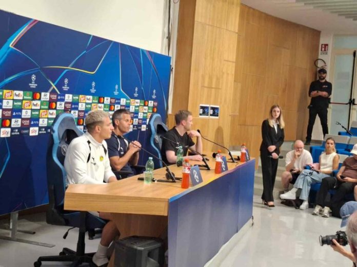 Gundersen in conferenza stampa (Videoinformazioni.com)