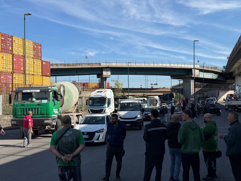 autotrasportatori, la protesta arriva nel porto di Napoli